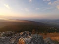 Great view from JeÃÂ¡tÃâºd in Liberec Royalty Free Stock Photo